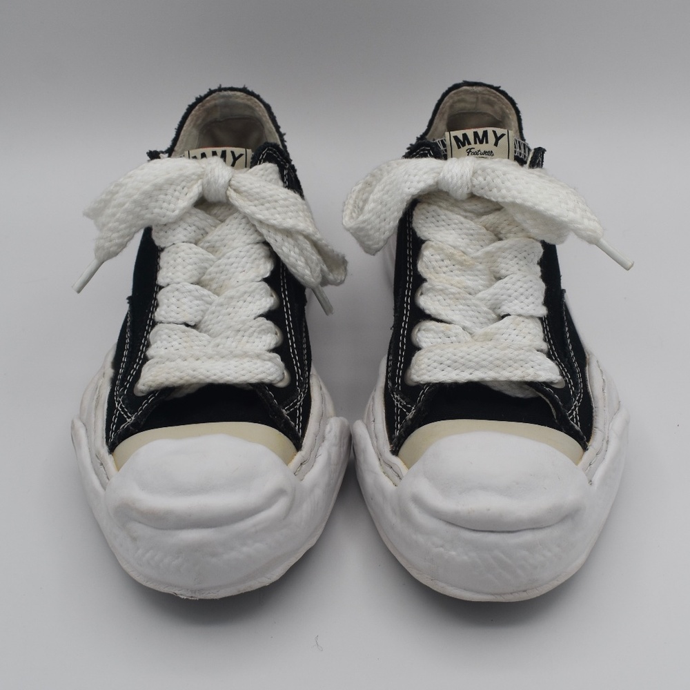 Maison MIHARA YASUHIRO Black Hank OG Sole Canvas Low Top Sneakers 36 EUC